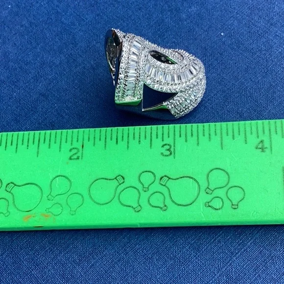 💍 BLING SPIRAL COCKTAIL RING  NWOT - Picture 5 of 15